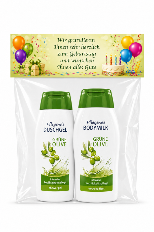 Geschenkset Olivenöl - MOTIV: Geburtstag