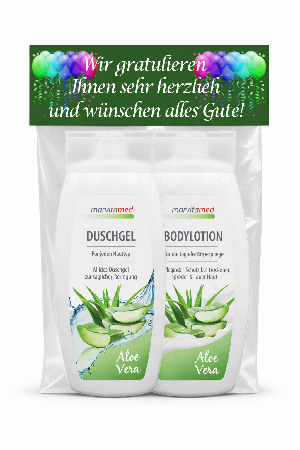 Geschenkset Aloe Vera - MOTIV: Geburtstag