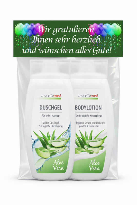 Geschenkset Aloe Vera - MOTIV: Geburtstag