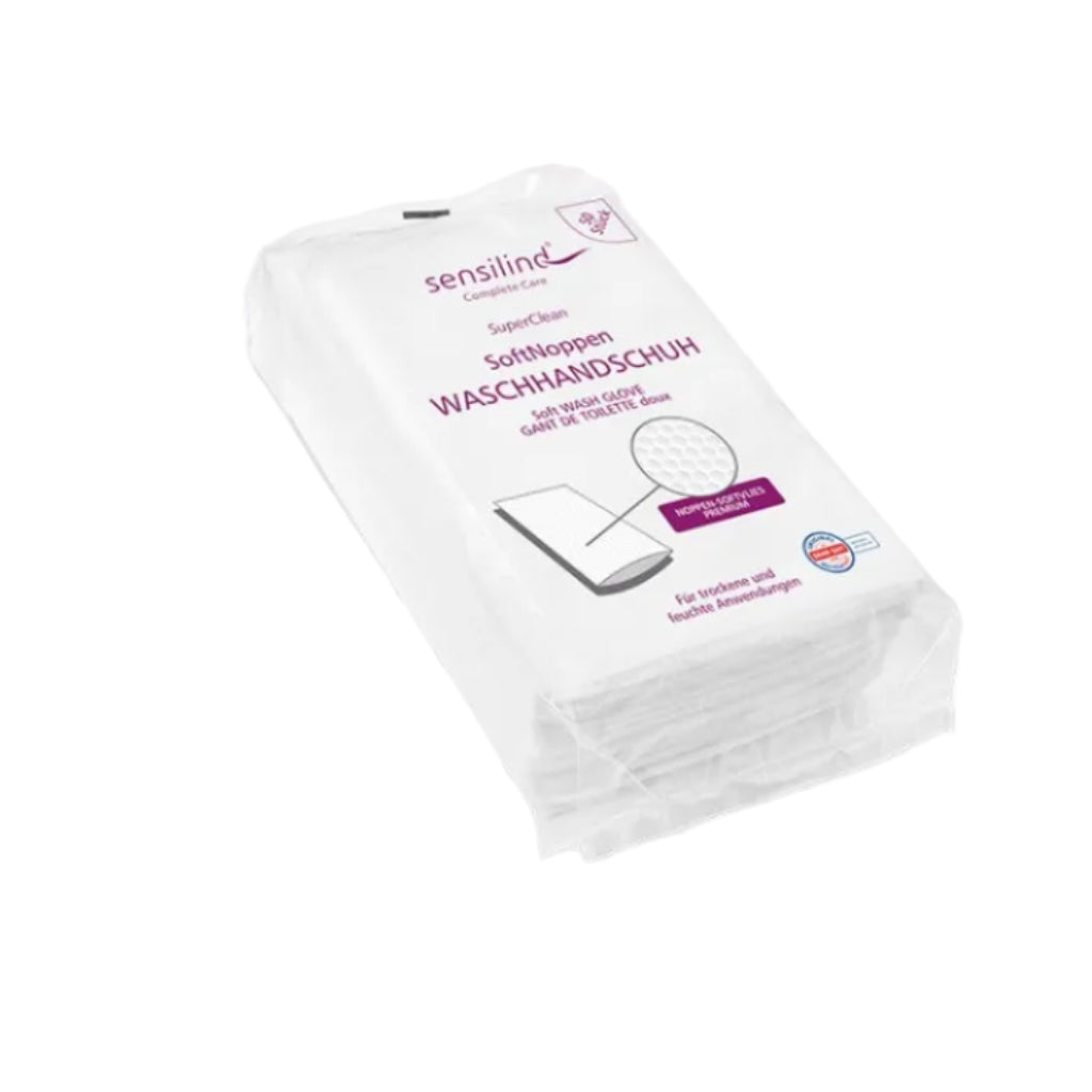 sensilind® Noppen-Waschhandschuh, 50 Stück