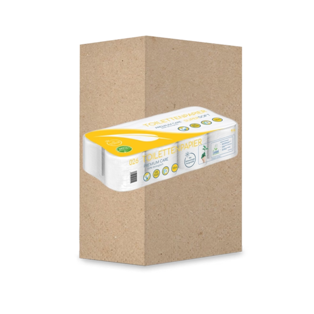 Toilettenpapier 4-lagig, Karton
