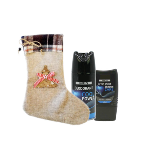 Geschenkset MEN im Jutestiefel